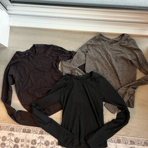 Lululemon swiftly longsleves